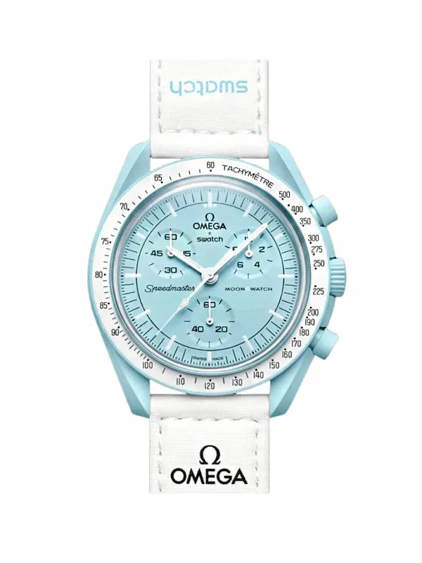 Swatch x Omega Relógio Bioceramic Moonswatch Mission to Uranus