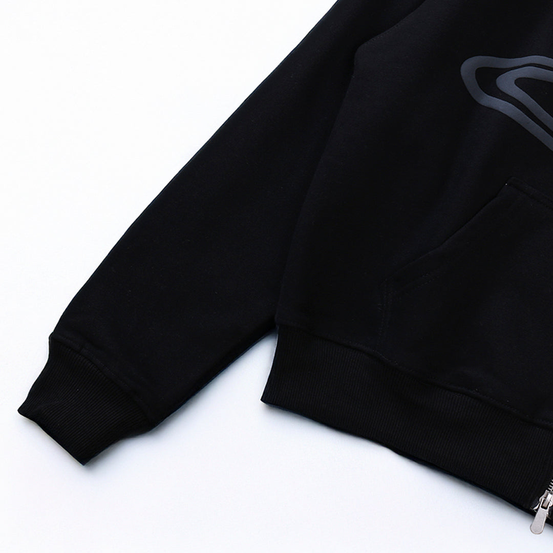 Moletom Broken Planet Zip Up Space (Preto)