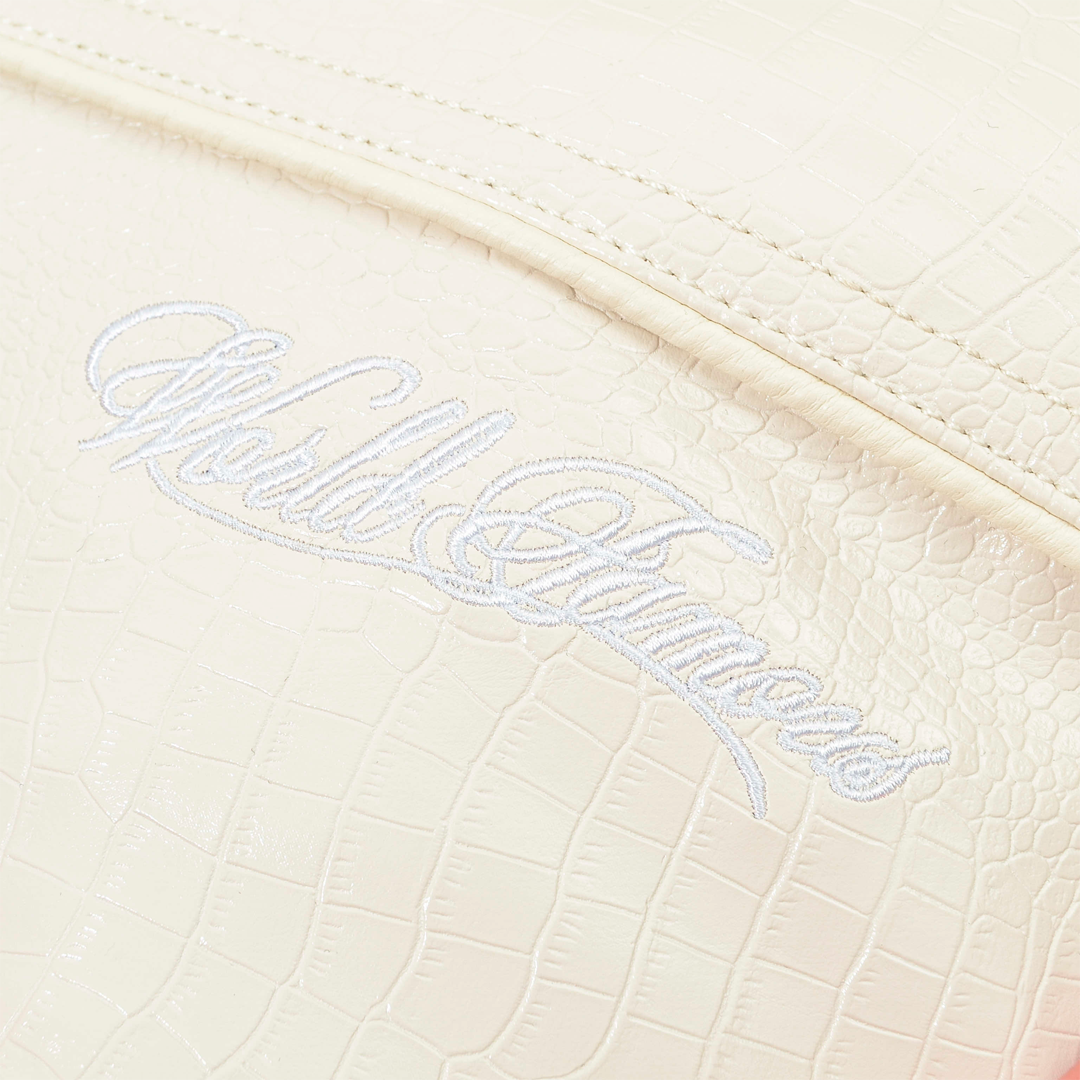 Jaqueta Nike x Supreme Varsity Leather Off White