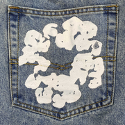 Calça Jeans Denim Tears Cotton Wreath Light Wash Azul - imagem 5