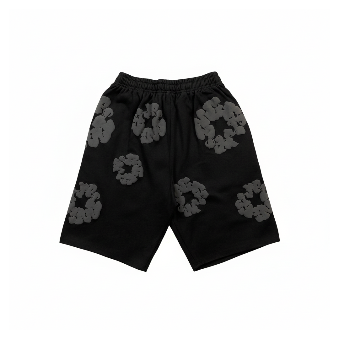 Shorts Moletom Denim Tears Black Gray - imagem 2