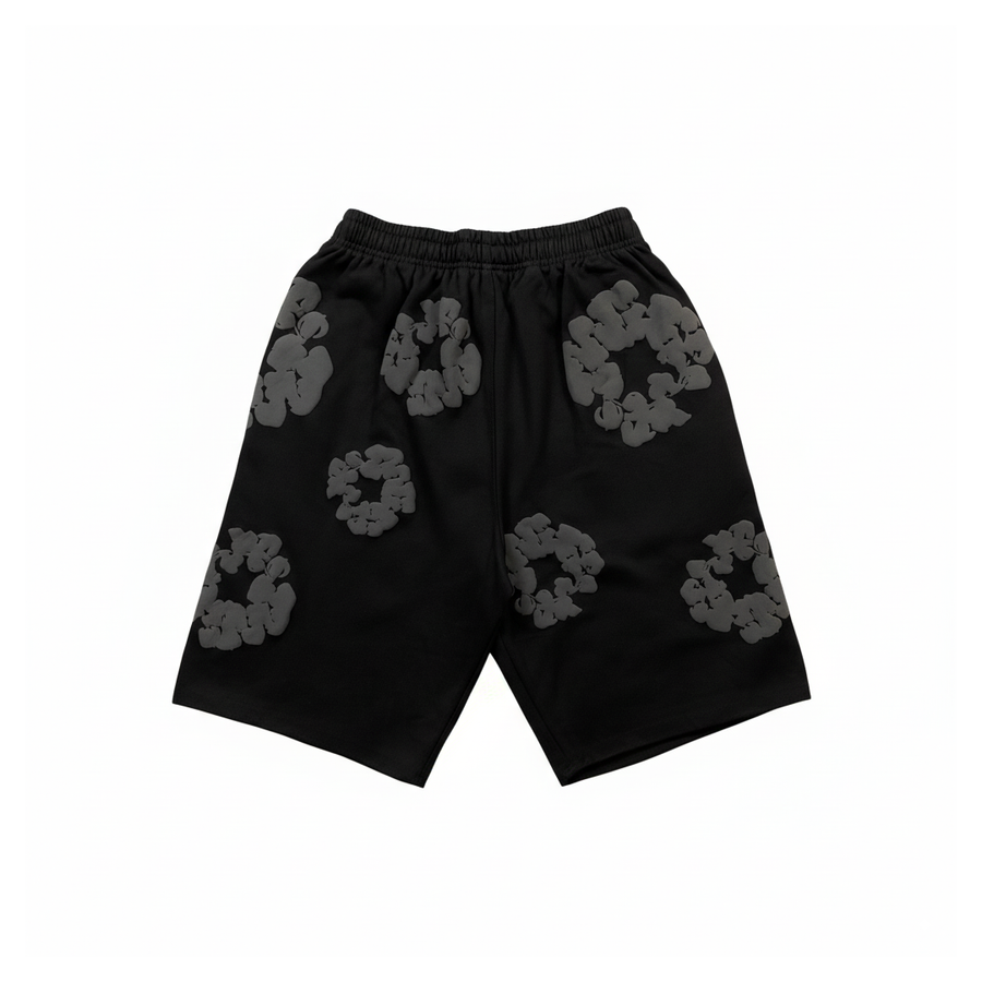 Shorts Moletom Denim Tears Black Gray - imagem 2