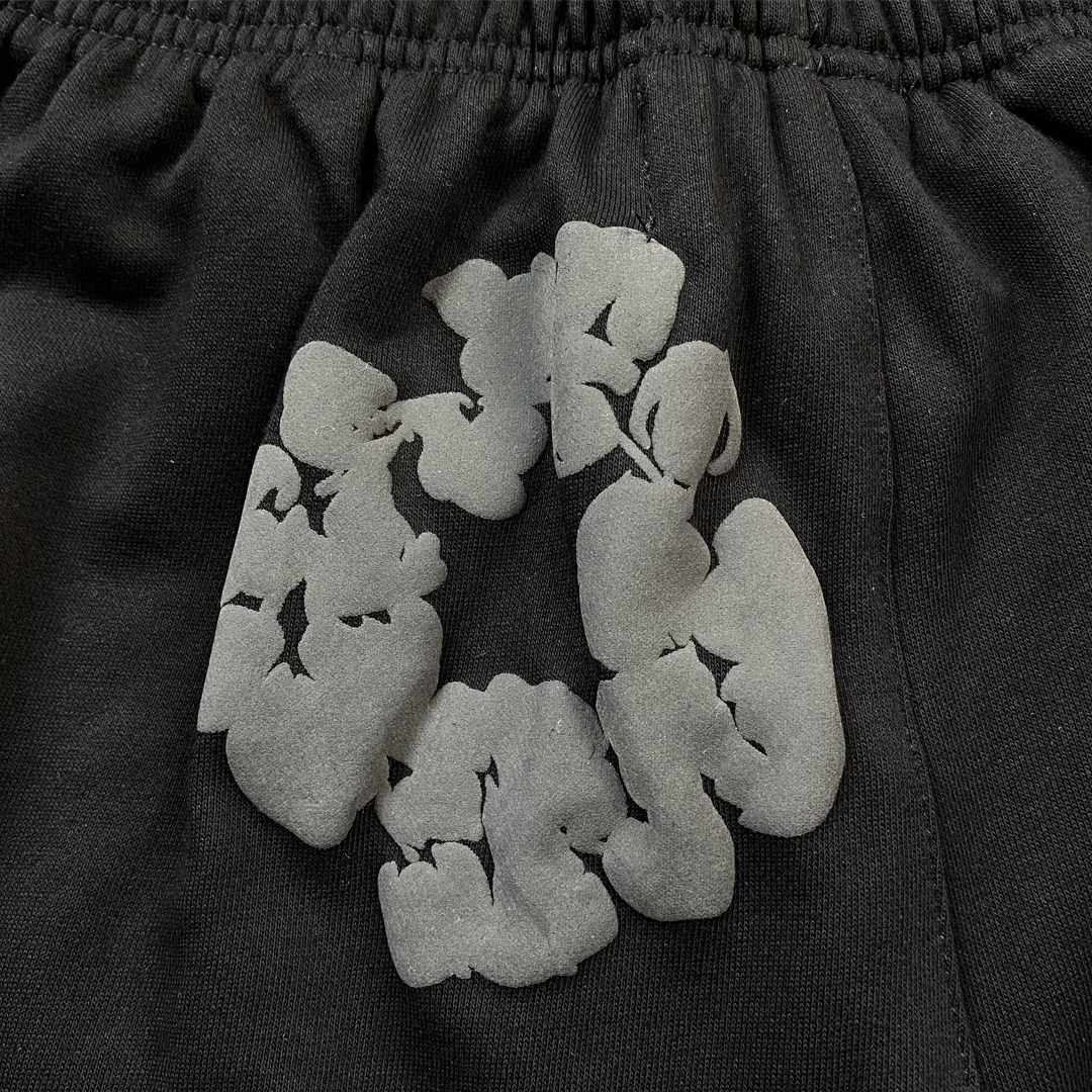 Shorts Moletom Denim Tears Black Gray - imagem 4