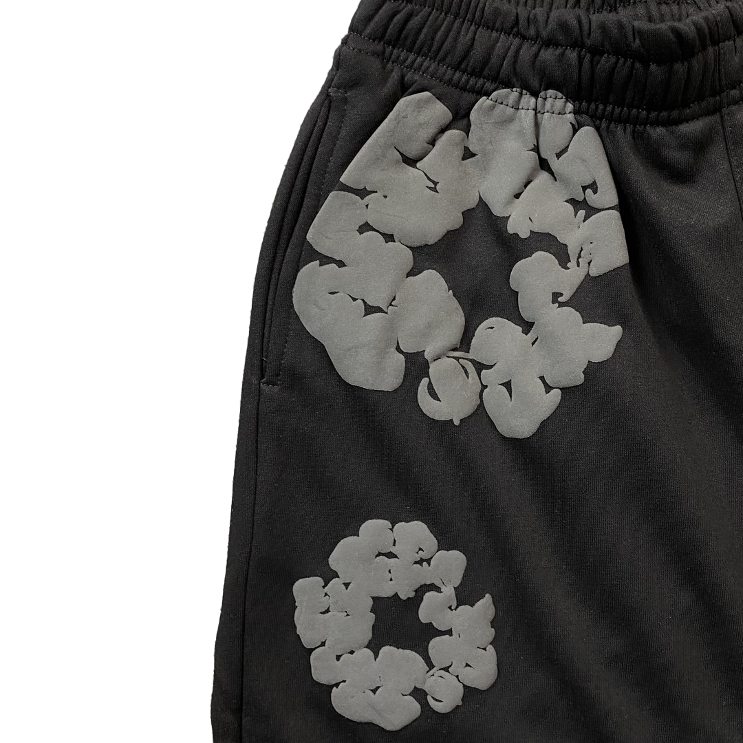 Shorts Moletom Denim Tears Black Gray - imagem 3