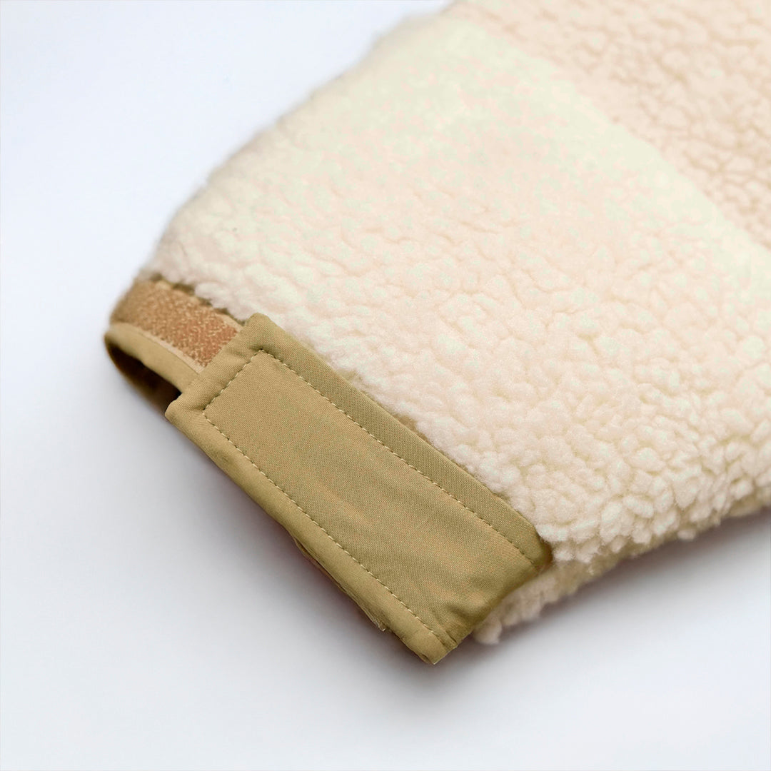 Jaqueta The North Face Sherpa Nuptse Off White/Bege