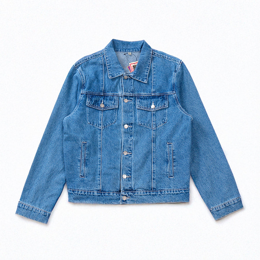 Jaqueta Blue Jeans Corteiz Logo Tee