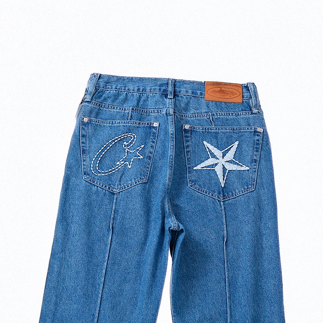 Calça Blue Jeans Corteiz Logo Tee - imagem 4