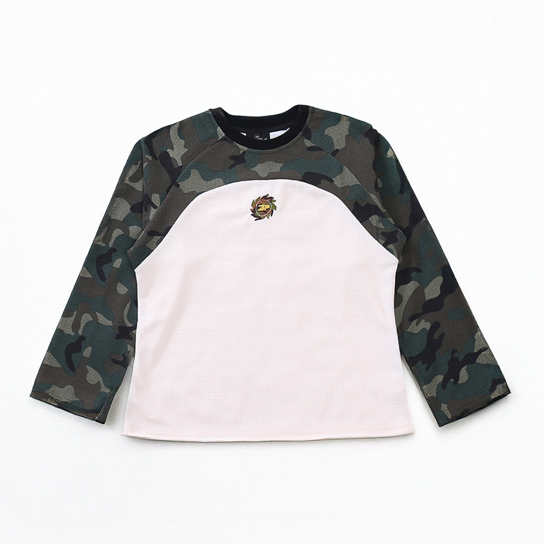 Camiseta Manga Longa Broken Planet Camuflada