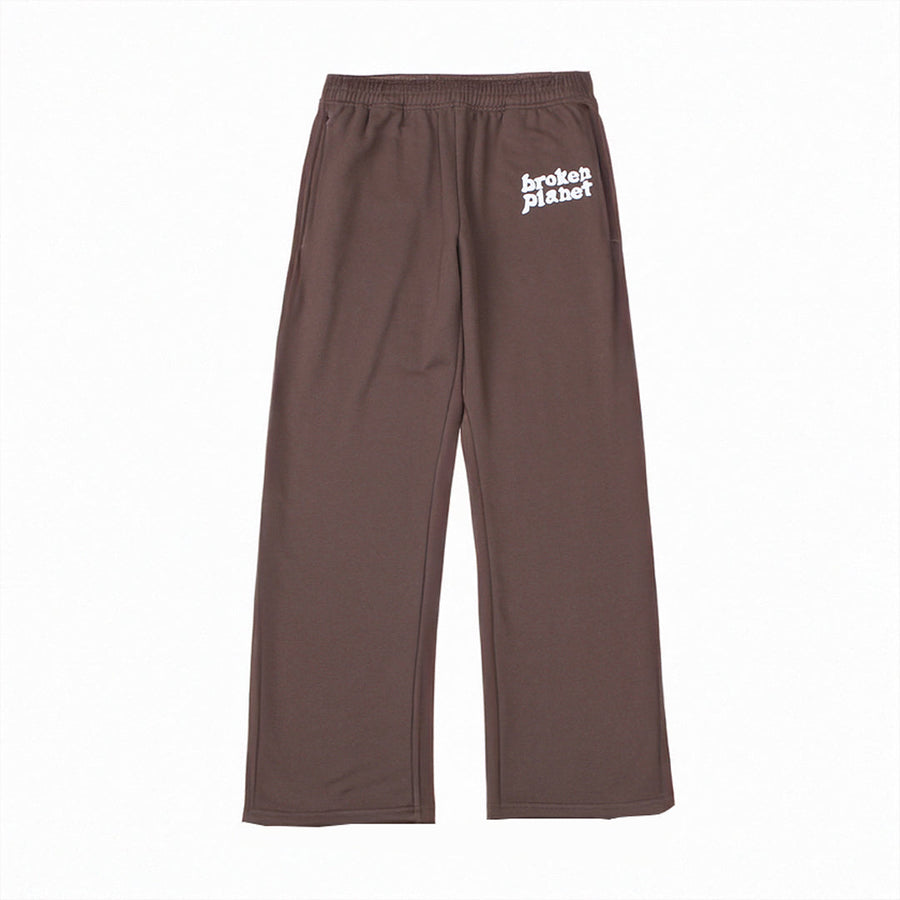 Calça Moletom Broken Planet Logo Writing Marrom