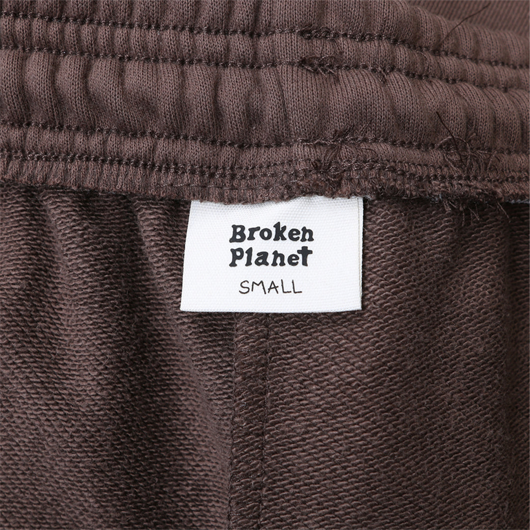 Calça Moletom Broken Planet Logo Writing Marrom - imagem 6