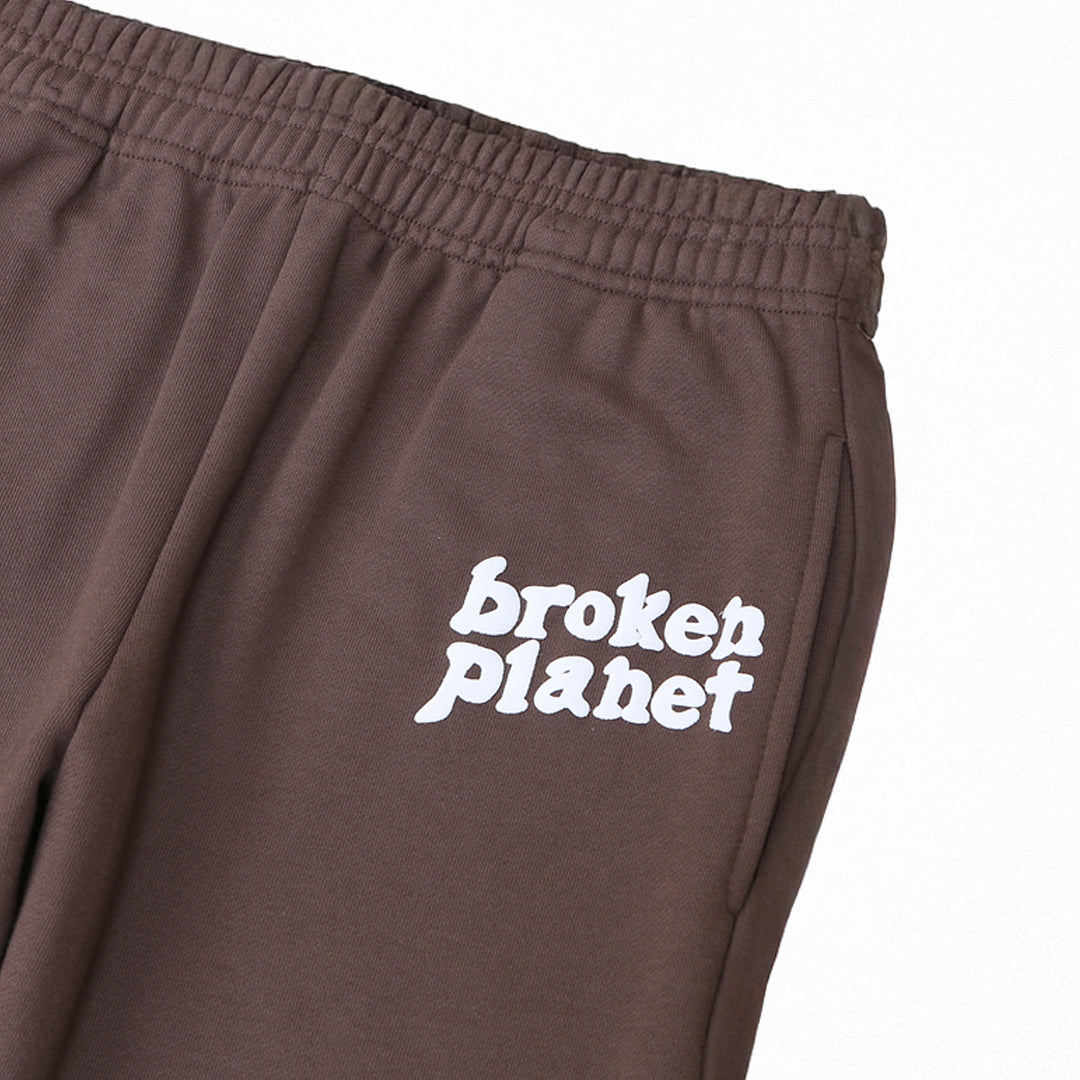 Calça Moletom Broken Planet Logo Writing Marrom - imagem 4