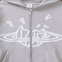 Moletom Broken Planet Zip Up Space (Cinza)
