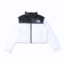Jaqueta The North Face Nuptse Cropped Feminina Preto/Branco