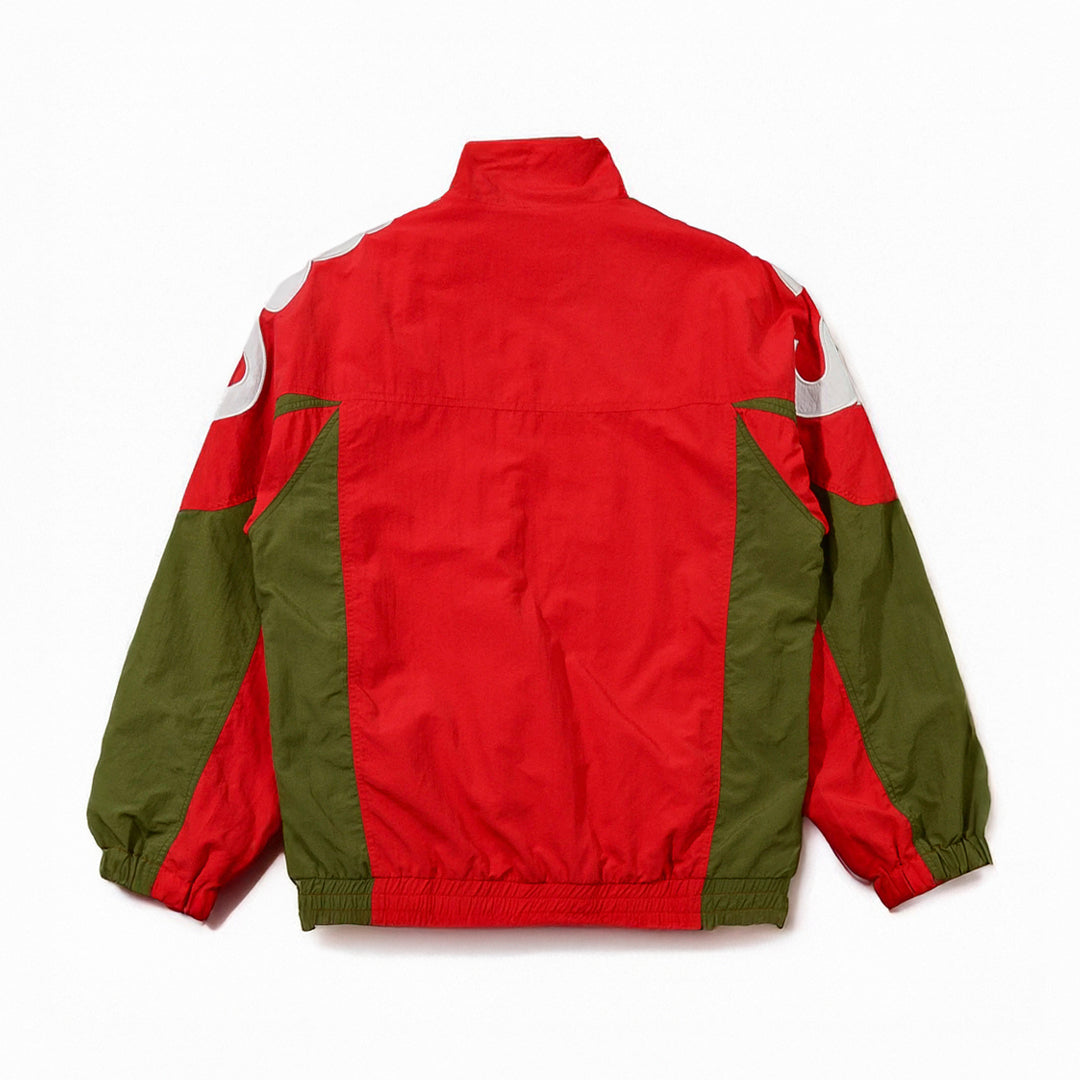Jaqueta Supreme Shoulder Logo Track (Verde Oliva e Vermelha)