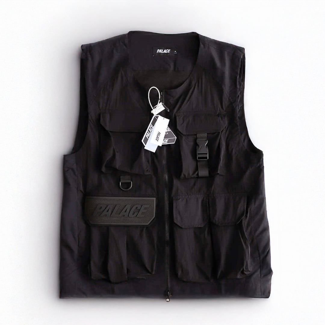 Jaqueta Palace Utility Iridescent Vest Black Spring 2019