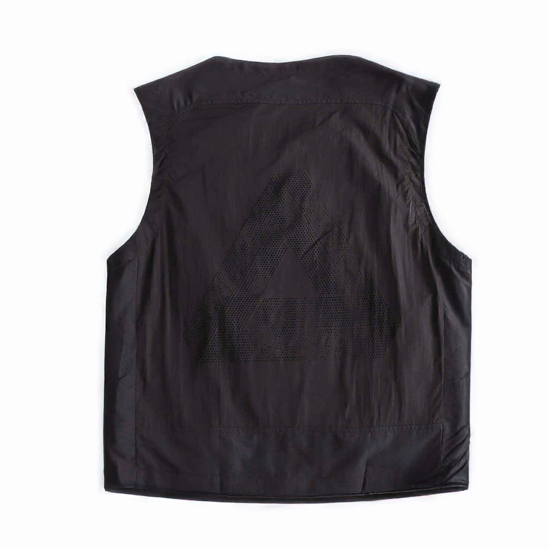 Jaqueta Palace Utility Iridescent Vest Black Spring 2019