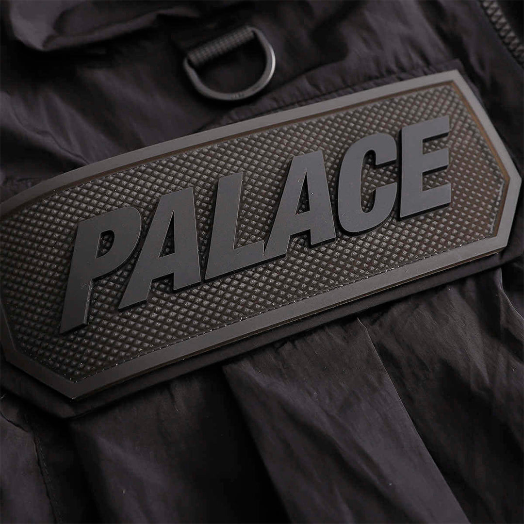 Jaqueta Palace Utility Iridescent Vest Black Spring 2019