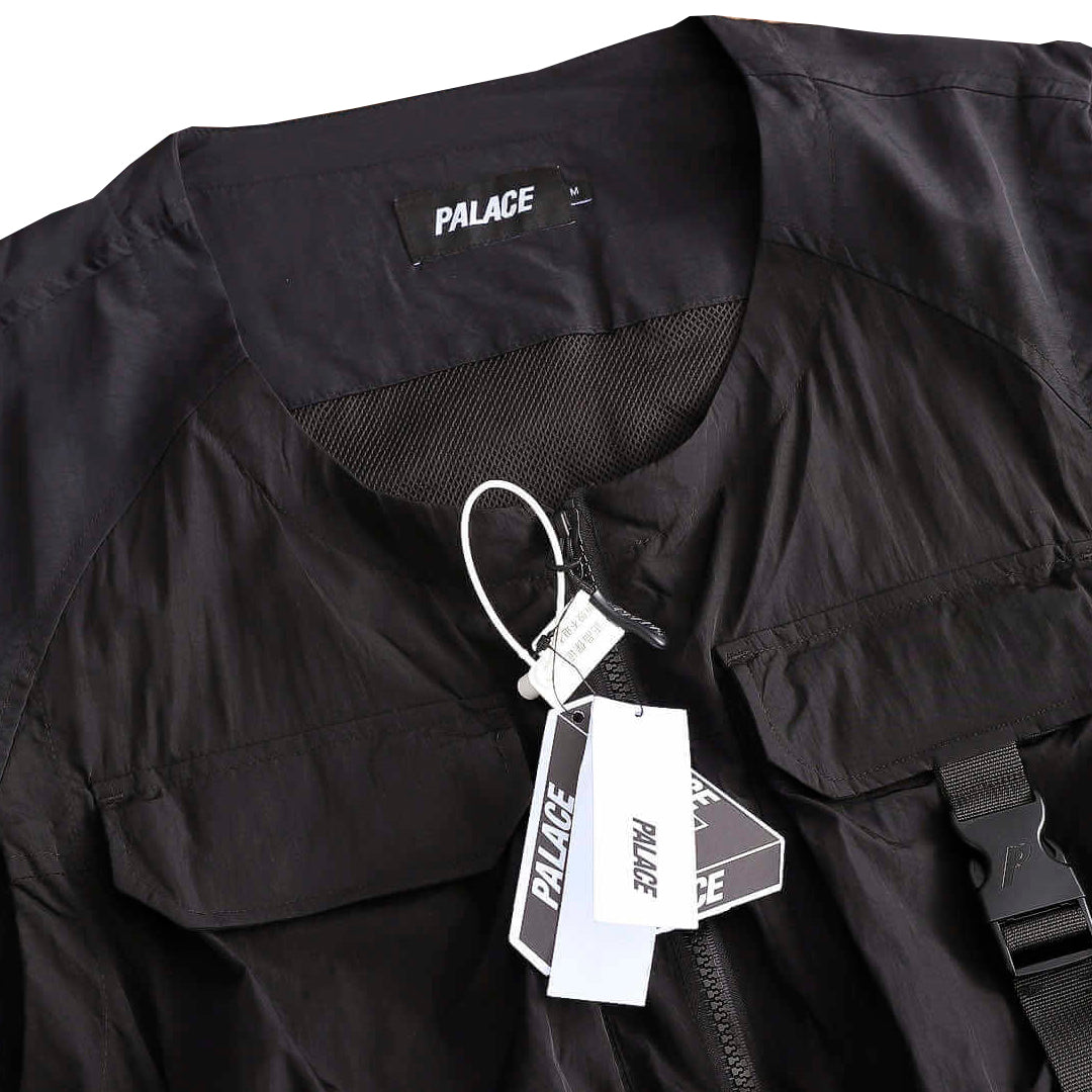 Jaqueta Palace Utility Iridescent Vest Black Spring 2019