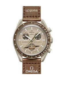 Swatch x Omega Relógio Bioceramic Moonswatch Mission to Saturn