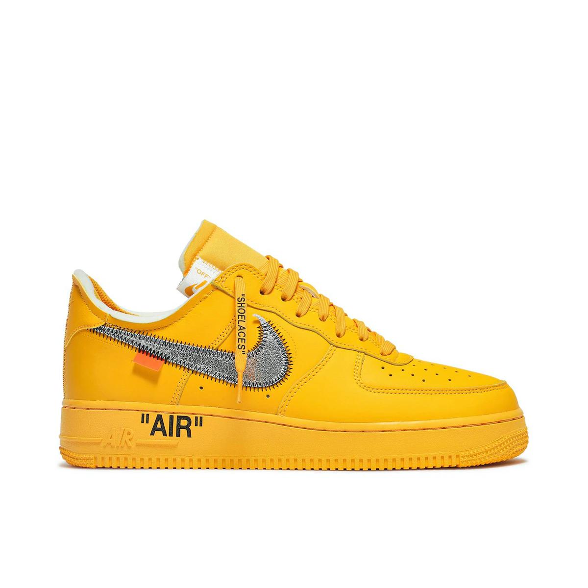 Nike Air Force 1 Low x Off-White — University Gold / Metallic Silver