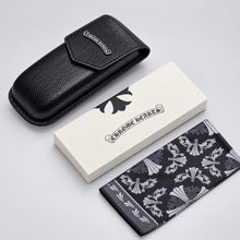 Óculos Chrome Hearts Cox Ucker Clear Prata