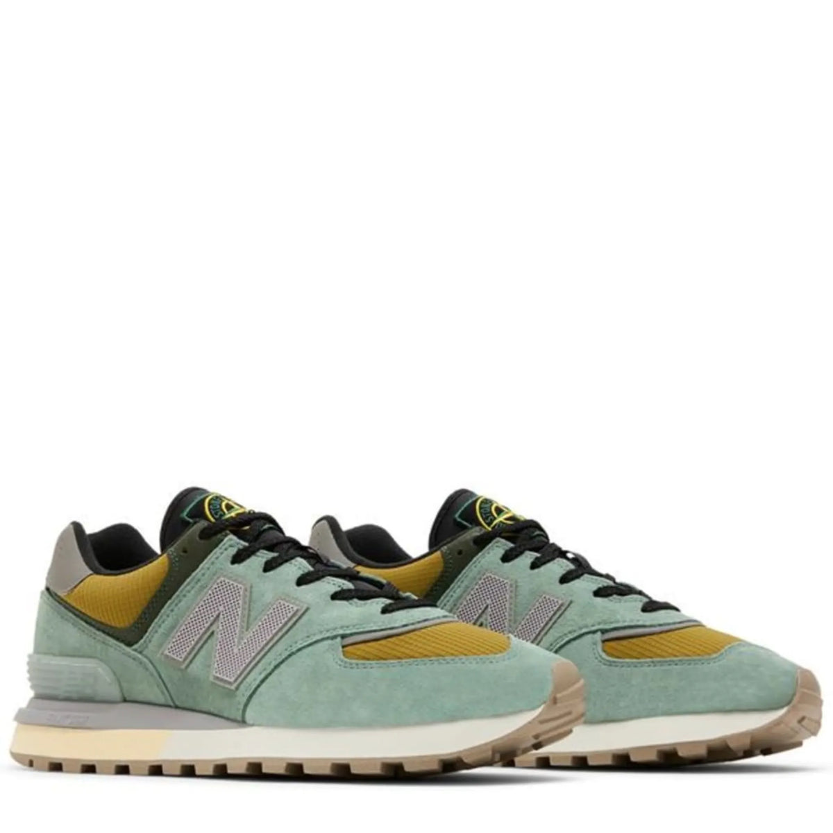Stone Island x New Balance 574 Legacy Light Green