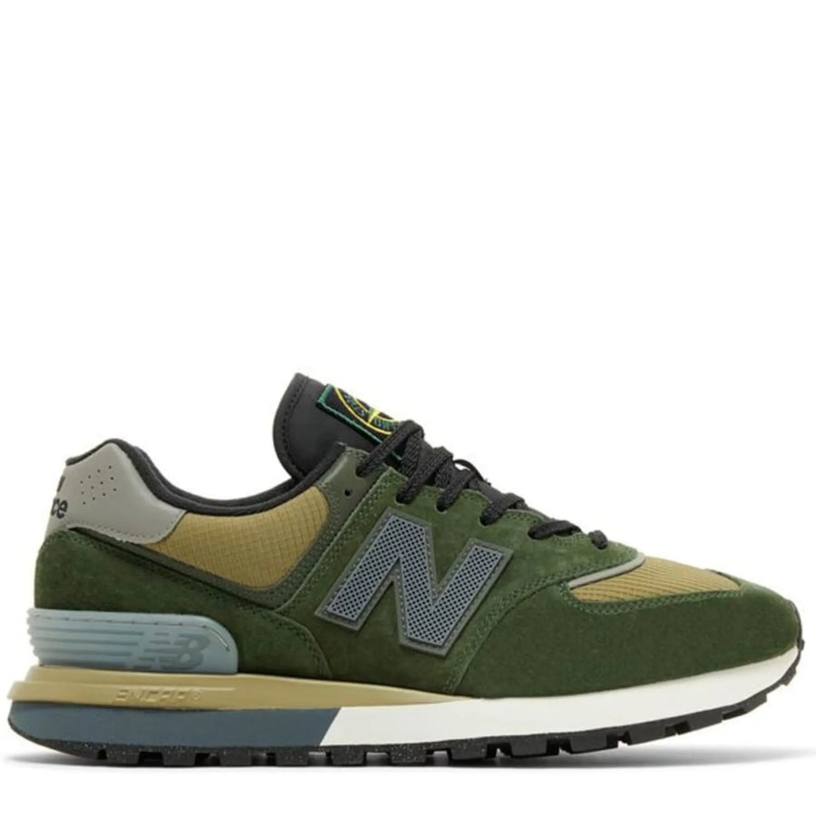 Stone Island x New Balance 574 Legacy Dark Green