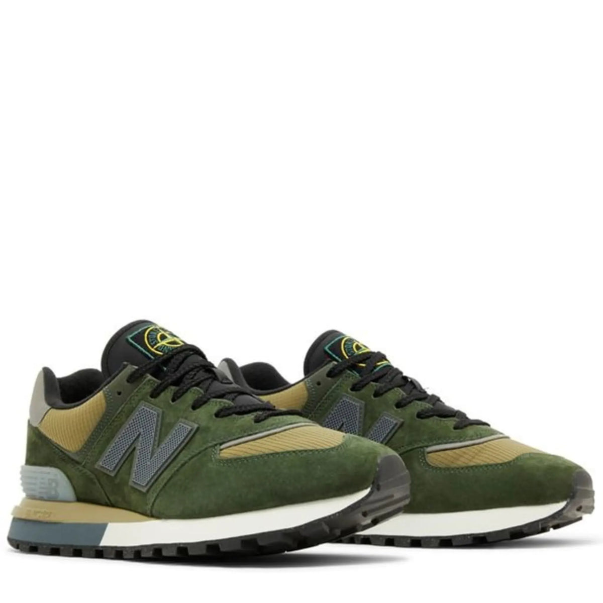 Stone Island x New Balance 574 Legacy Dark Green