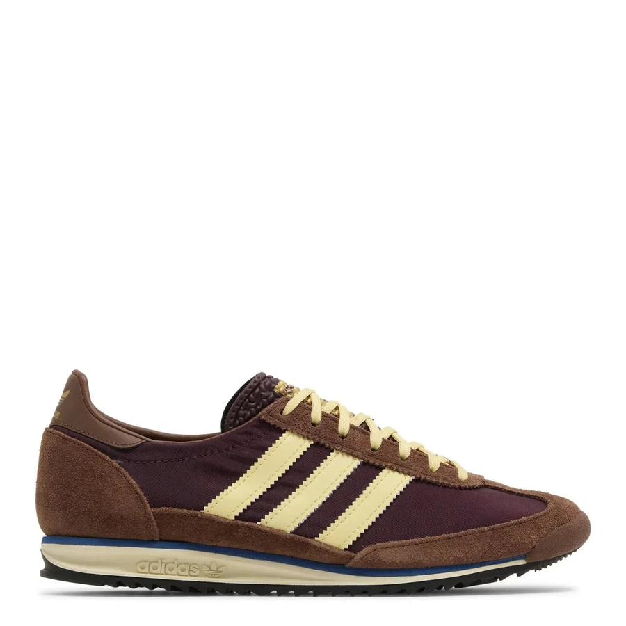 Tênis Adidas SL 72 Og Maroon Almost Yellow Marrom vista lateral