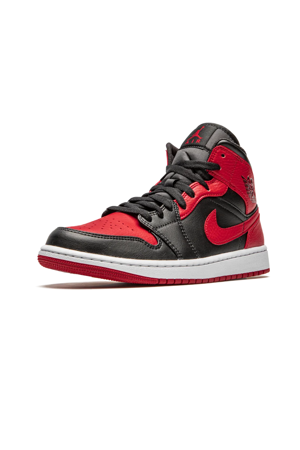 Nike Air Jordan 1 Mid Banned Vermelho - imagem 2