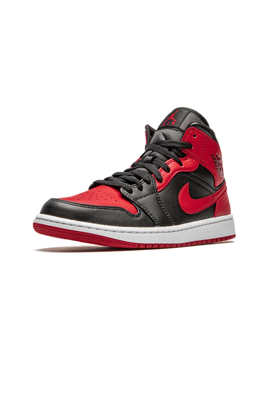 Nike Air Jordan 1 Mid Banned Vermelho - imagem 2