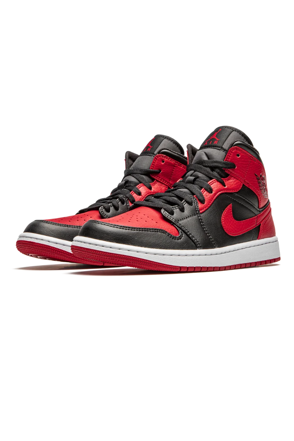 Nike Air Jordan 1 Mid Banned Vermelho - imagem 3
