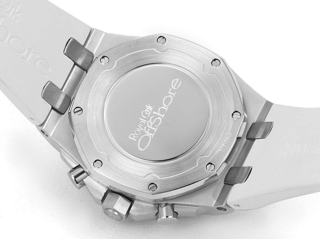 Relógio Audemars Piguet Royal Oak Offshore Chronograph Branco - traseira