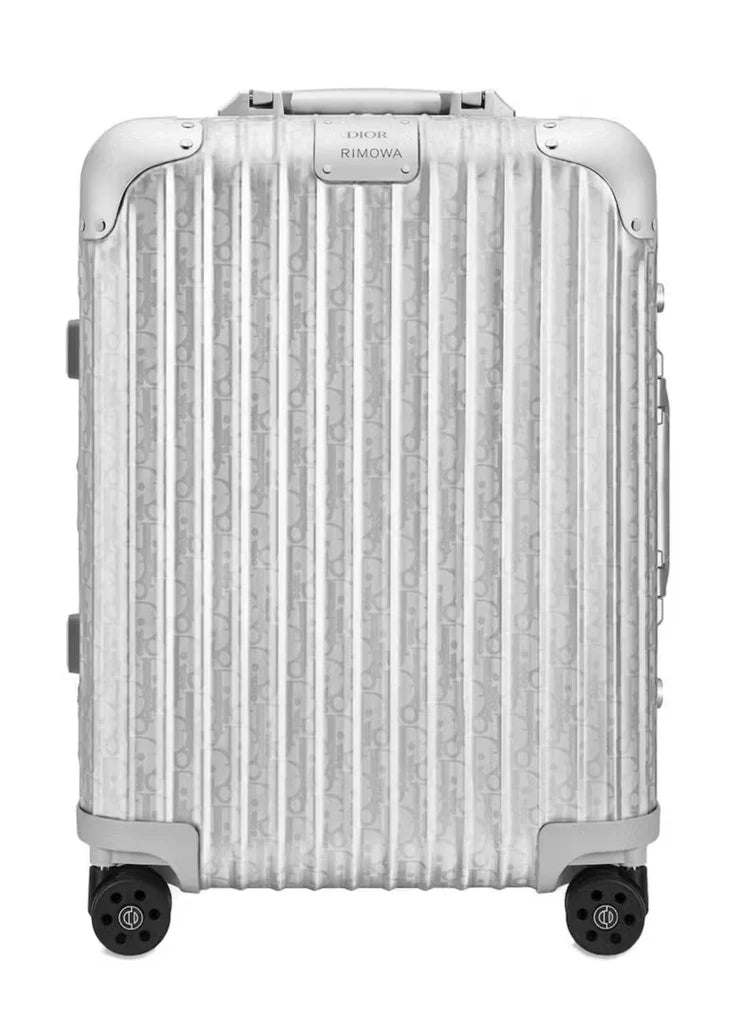 Mala Dior x RIMOWA Carry-On Oblique Prata