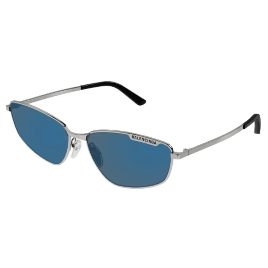 Balenciaga BB0277S Sunglasses — Silver / Blue
