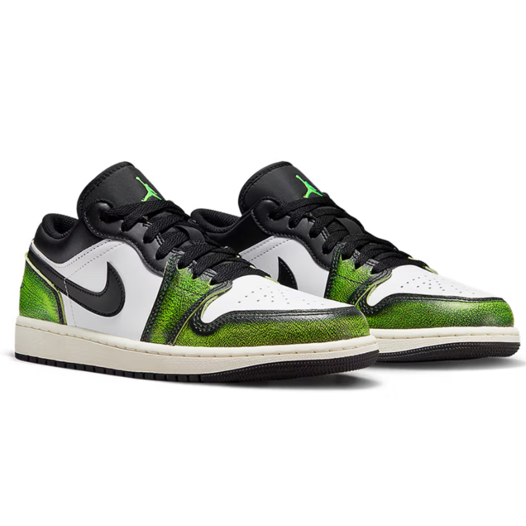 Air Jordan 1 Low SE – Wear-Away - Electric Green