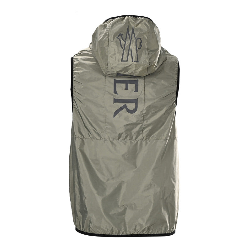 Colete Moncler Reflective Hooded Azul - imagem 3
