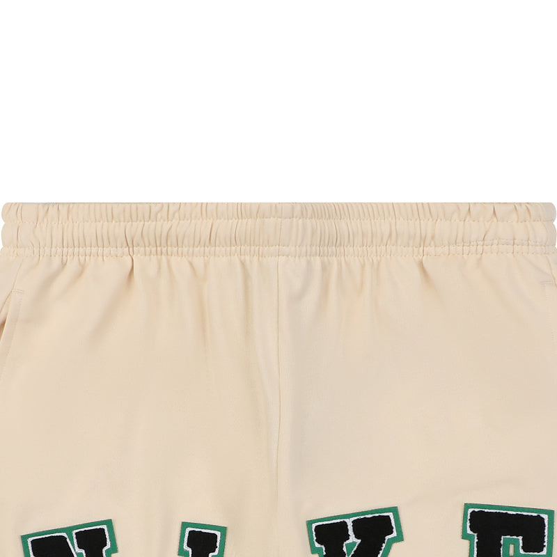 Shorts Nike Bordado — Bege/Verde