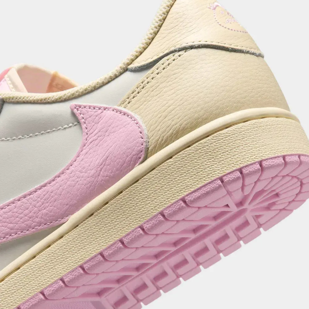 Travis Scott x Air Jordan 1 Low – Sail/Tropical Pink/Shy Pink/Muslin