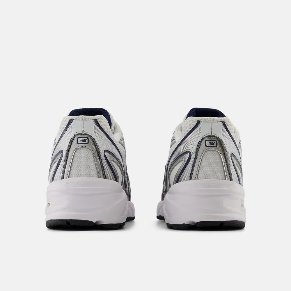 New Balance 740 White Silver Navy – lateral direita