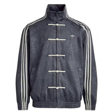 Adidas CTT Chinese Track Top 3.1 - Vista frontal cinza escuro