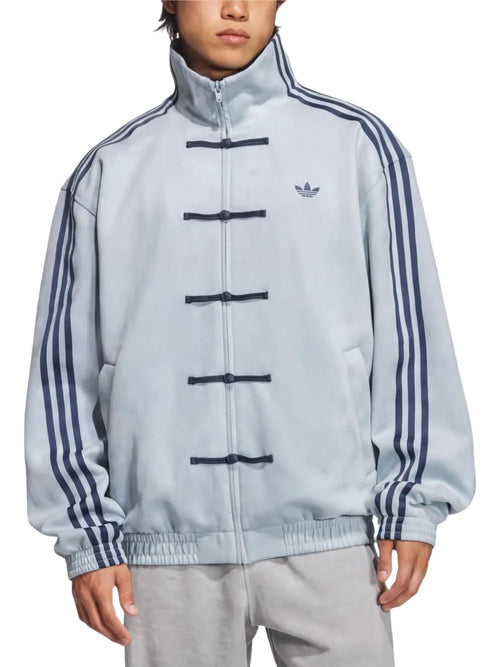 Adidas CTT Chinese Track Top Cinza - Vista frontal produto
