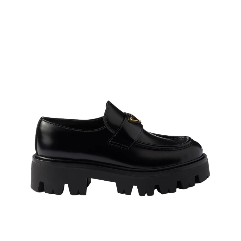 Prada Monolith Loafer Preto