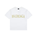 Balenciaga Tape Type T-Shirt Gold - frente
