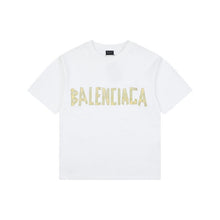 Balenciaga Tape Type T-Shirt Gold - frente