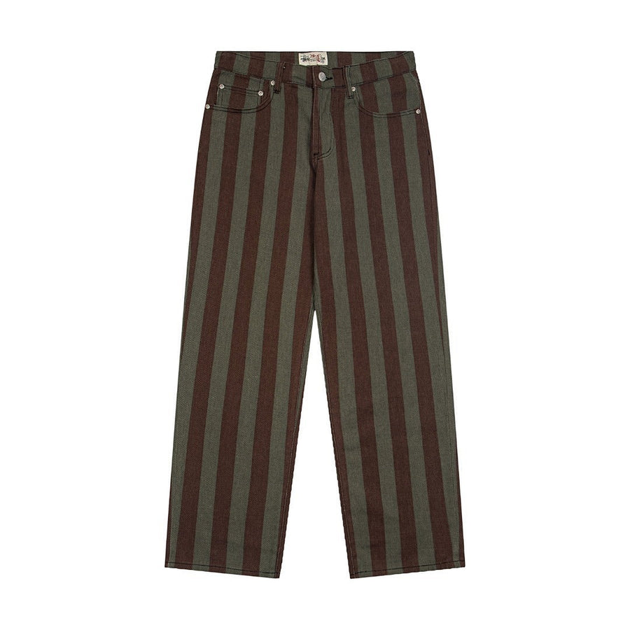 Stüssy Big Ol' Jeans Stripe - Vista lateral perna