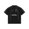 Balenciaga x Lamborghini Soccer T-Shirt - detalhe vivos brancos