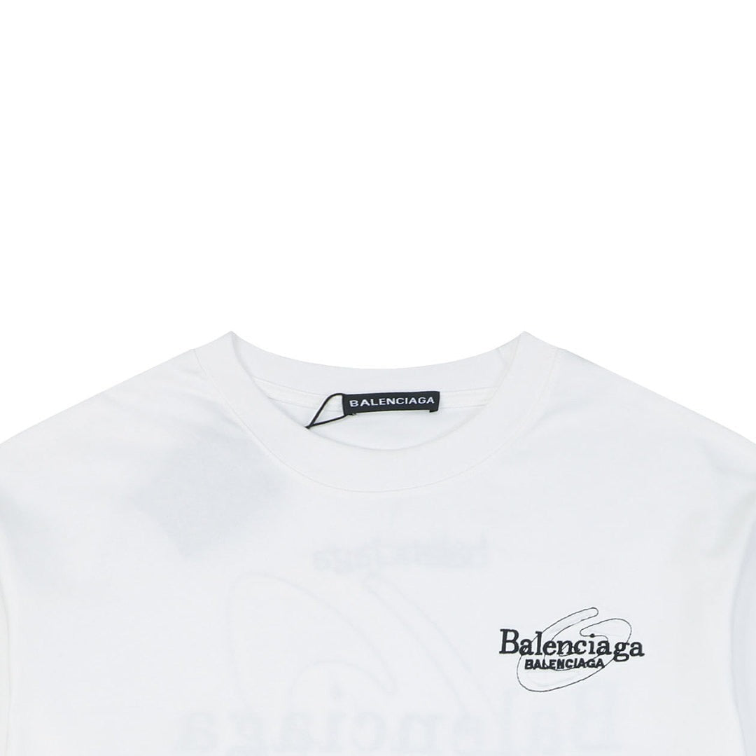 Balenciaga Orbit Logo T-Shirt - verso