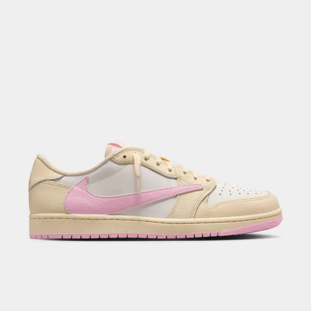 Travis Scott x Air Jordan 1 Low – Sail/Tropical Pink/Shy Pink/Muslin