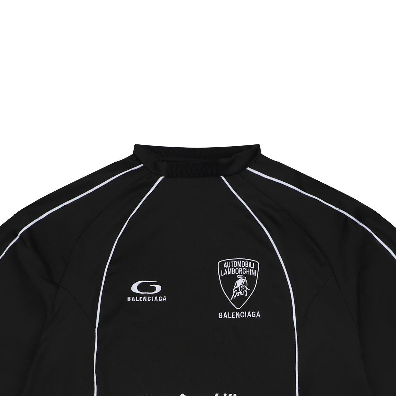 Balenciaga x Lamborghini Soccer T-Shirt - etiqueta interna escudo